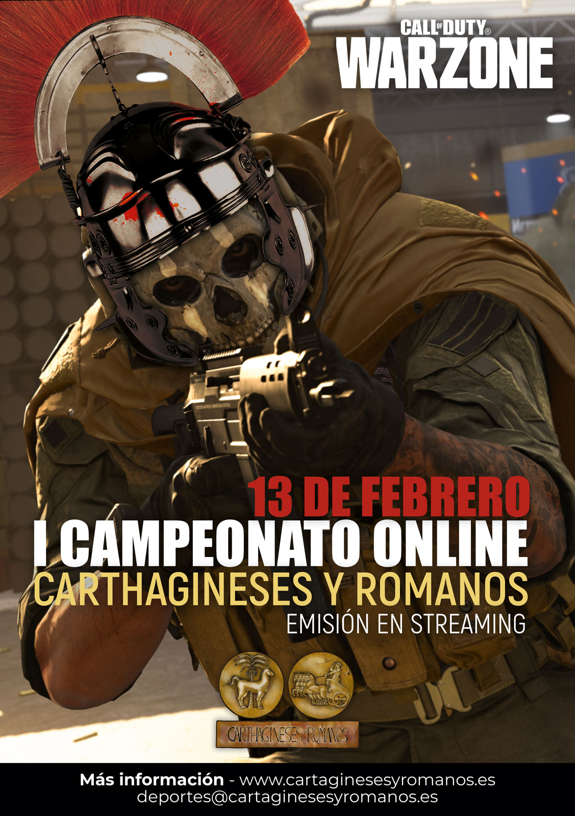 I Campeonato de Juegos Online Carthagineses y Romanos - Call of Duty WARZONE