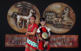 Fundación Infantil + Fundación de Qart Hadasht + Partido de Rugby. Carthagineses y Romanos 2021