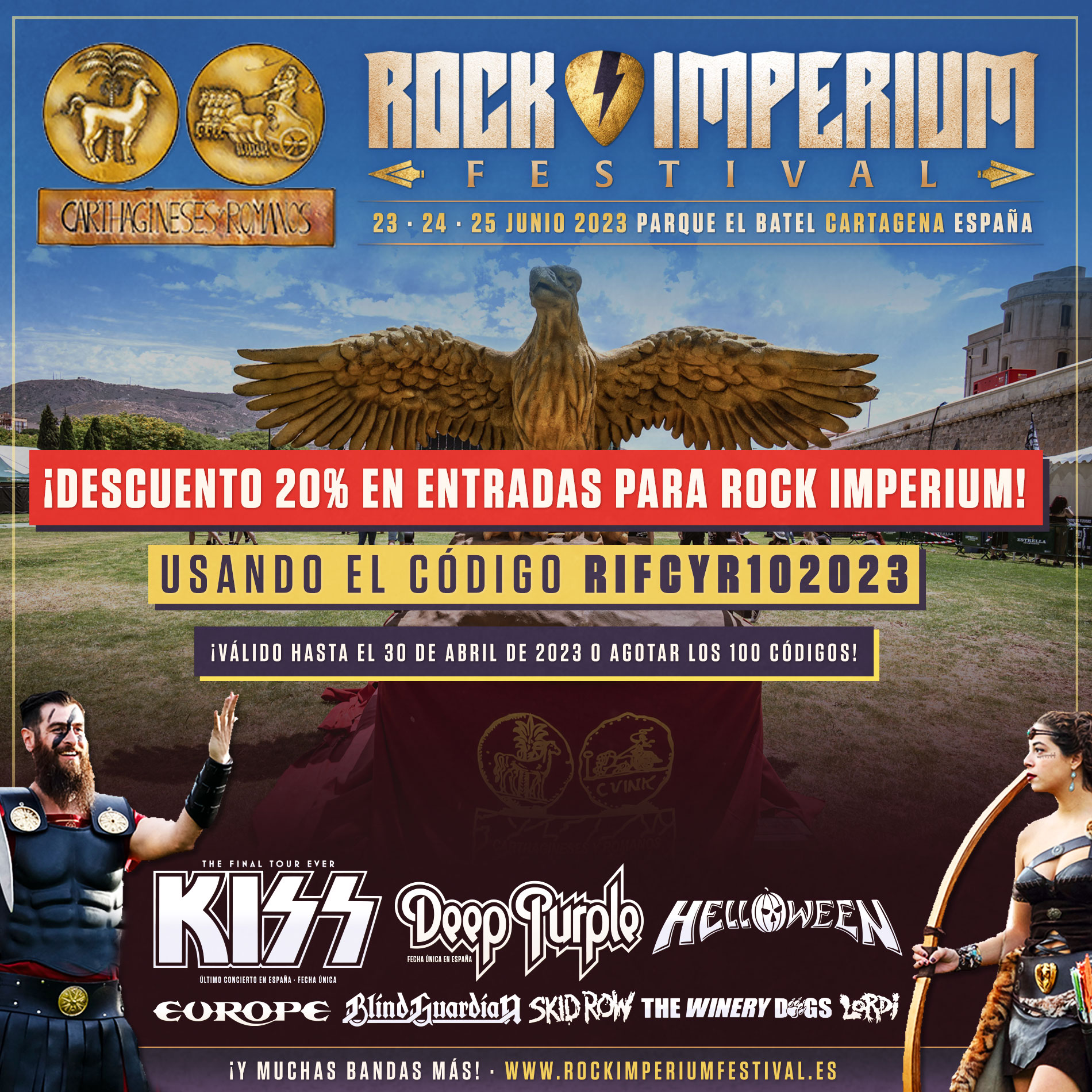 Rock Imperium Festival: ¡Carthagineses y Romanos vuelven a coger la guitarra!