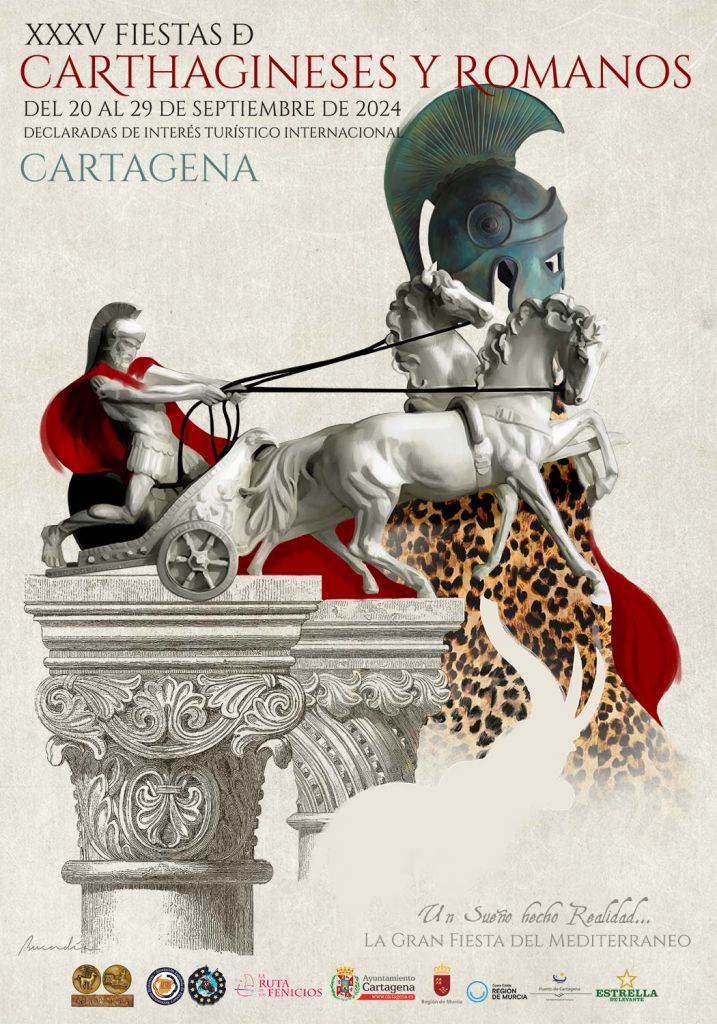 Carlos Buendía: Autor del Cartel Oficial de las Fiestas de Carthagineses y Romanos 2024